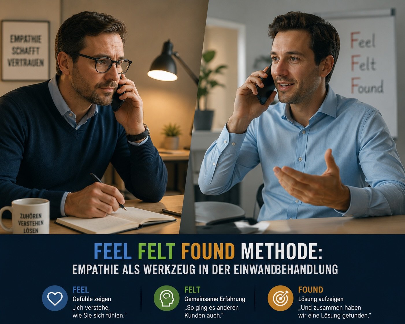 feel felt found methode