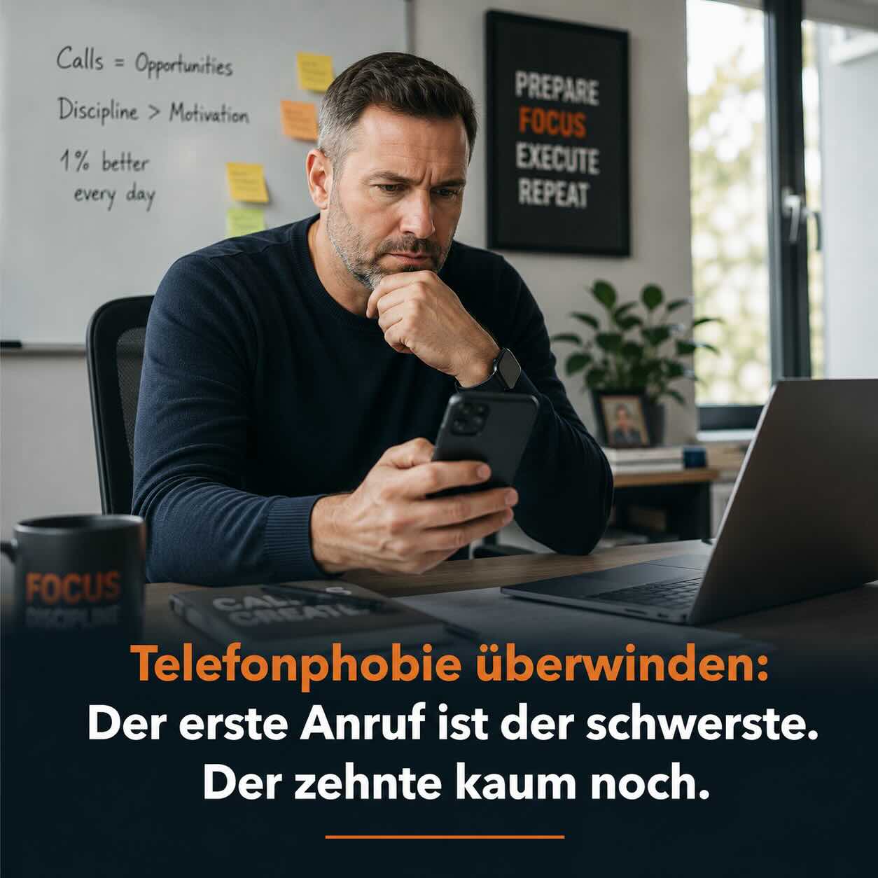 Telefonphobie im Vertrieb: Warum du zögerst — und wie du es überwindest