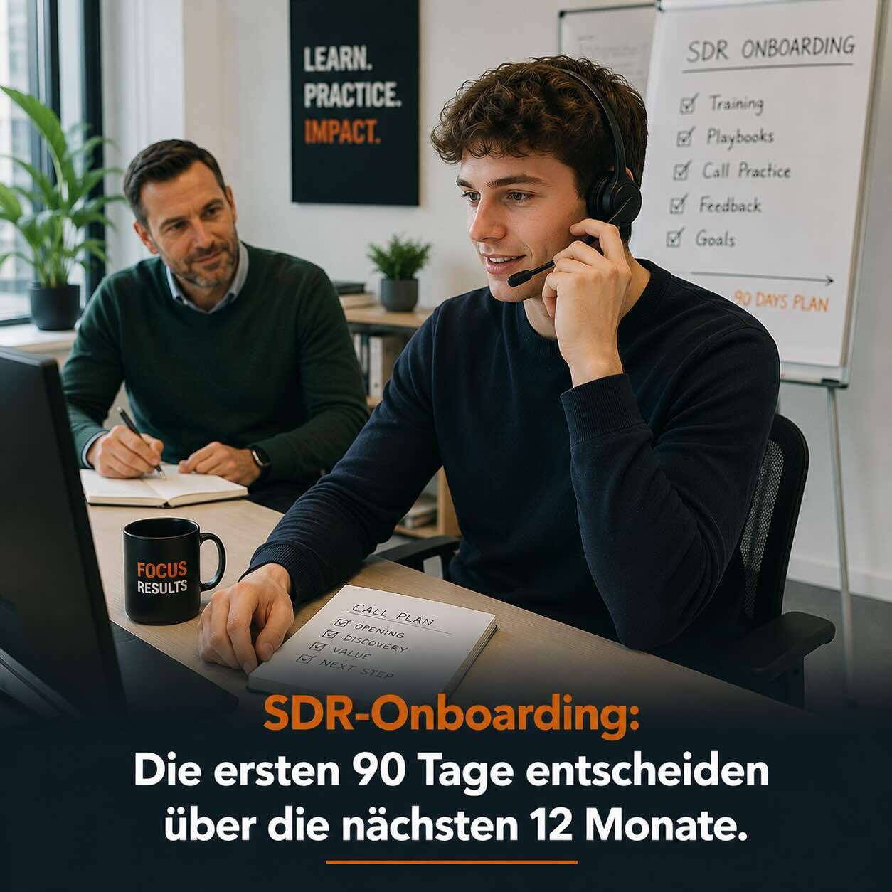 SDR-Onboarding: Der 90-Tage-Plan, der wirklich funktioniert