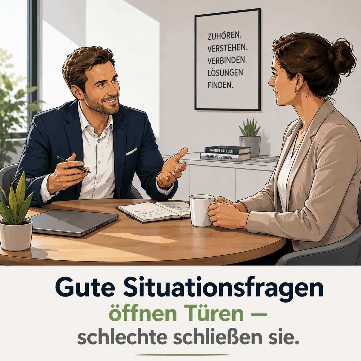 SPIN Situationsfragen: So startest du ohne Verhör