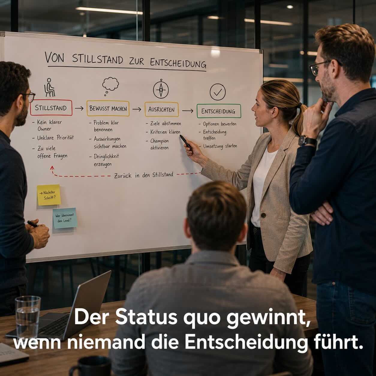 No Decision im B2B: So stoppst du Deal-Stillstand