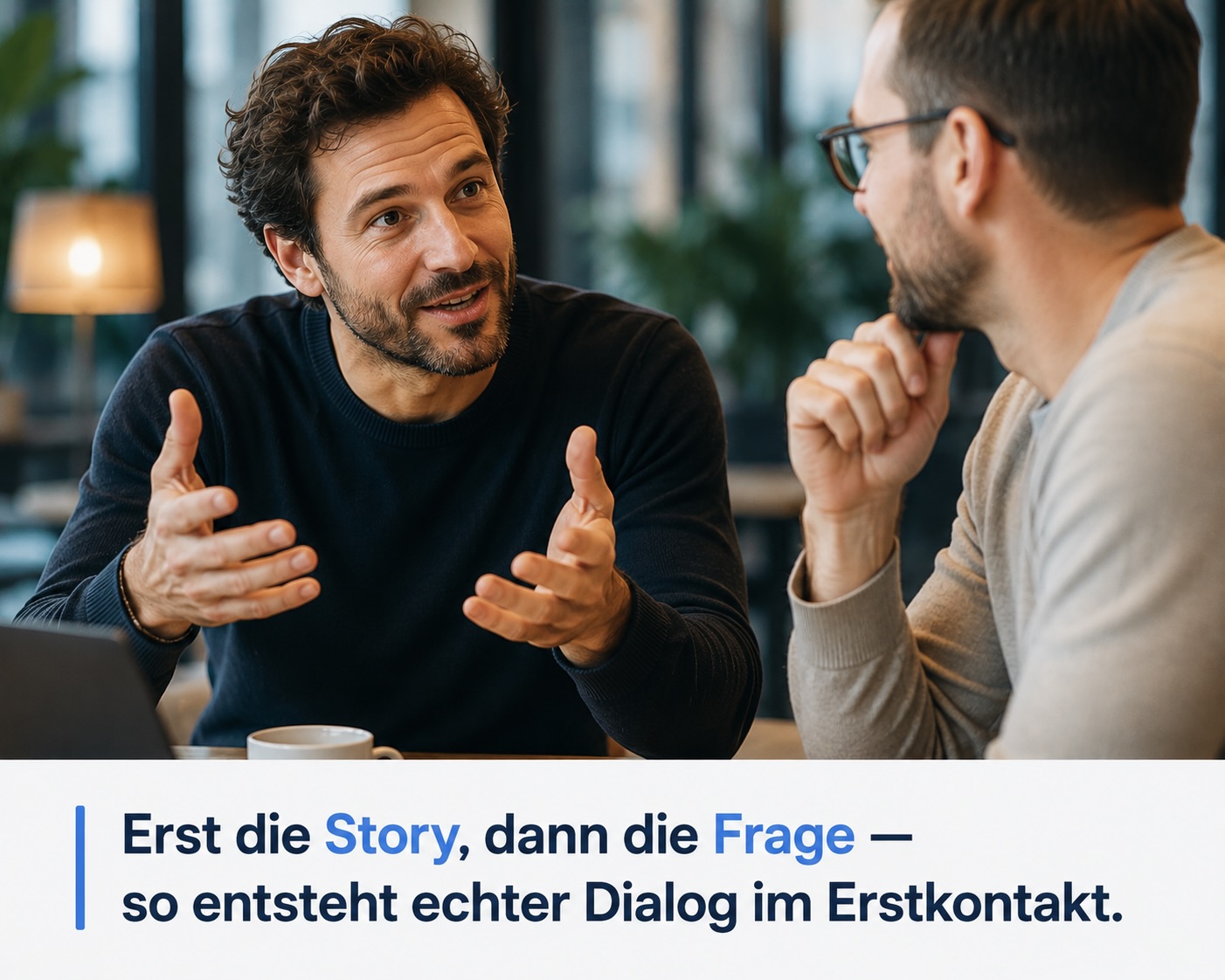 Storytelling oder Fragen im Erstkontakt: Was wirklich wirkt