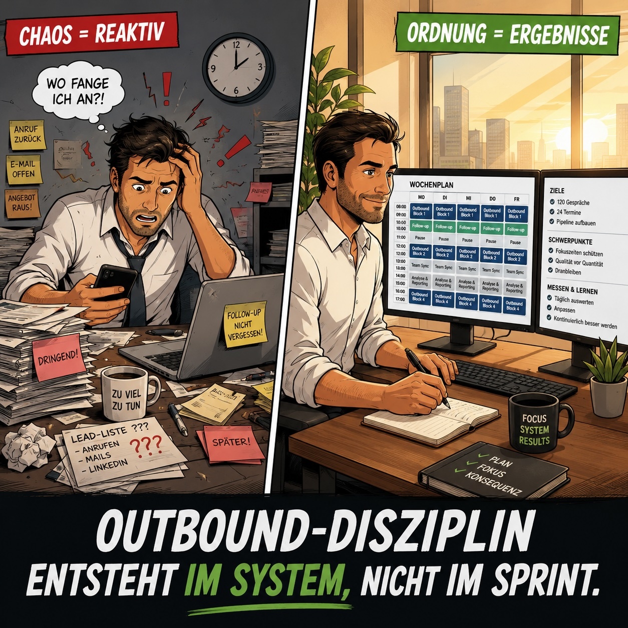 Outbound-Disziplin statt Hauruck: Warum Konsistenz mehr Termine bringt