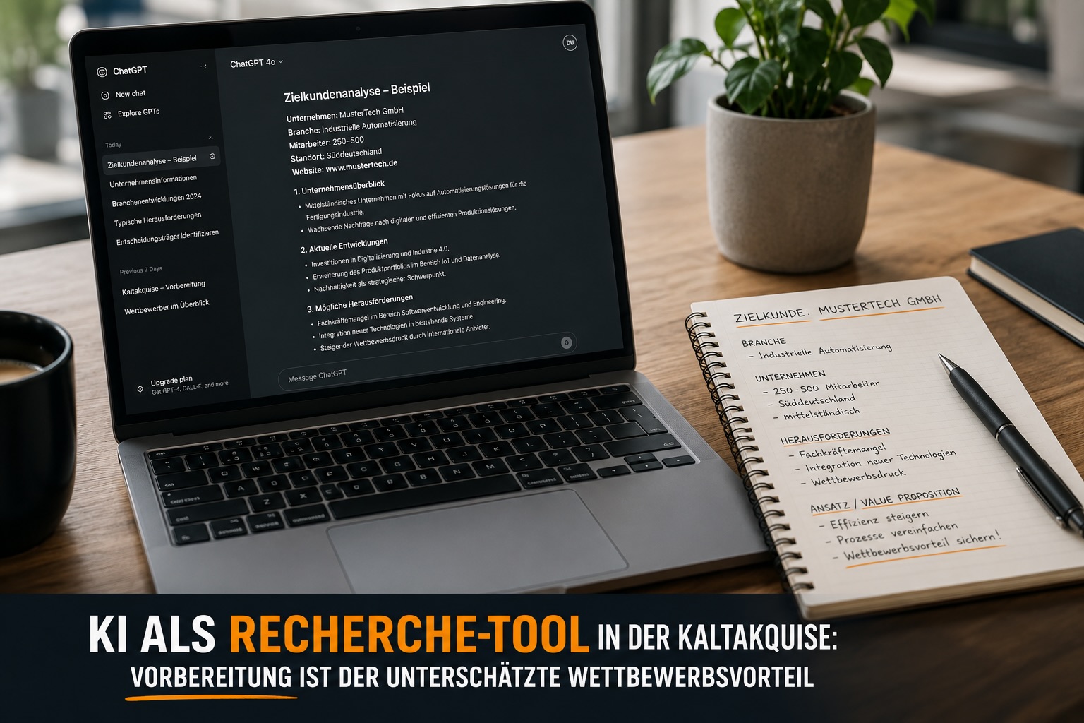 KI in der Kaltakquise: Recherche als Wettbewerbsvorteil