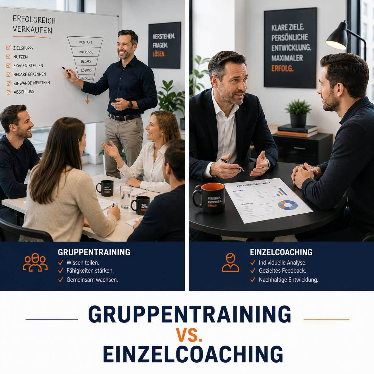 Gruppentraining vs. Einzelcoaching: Was mehr Umsatz bringt