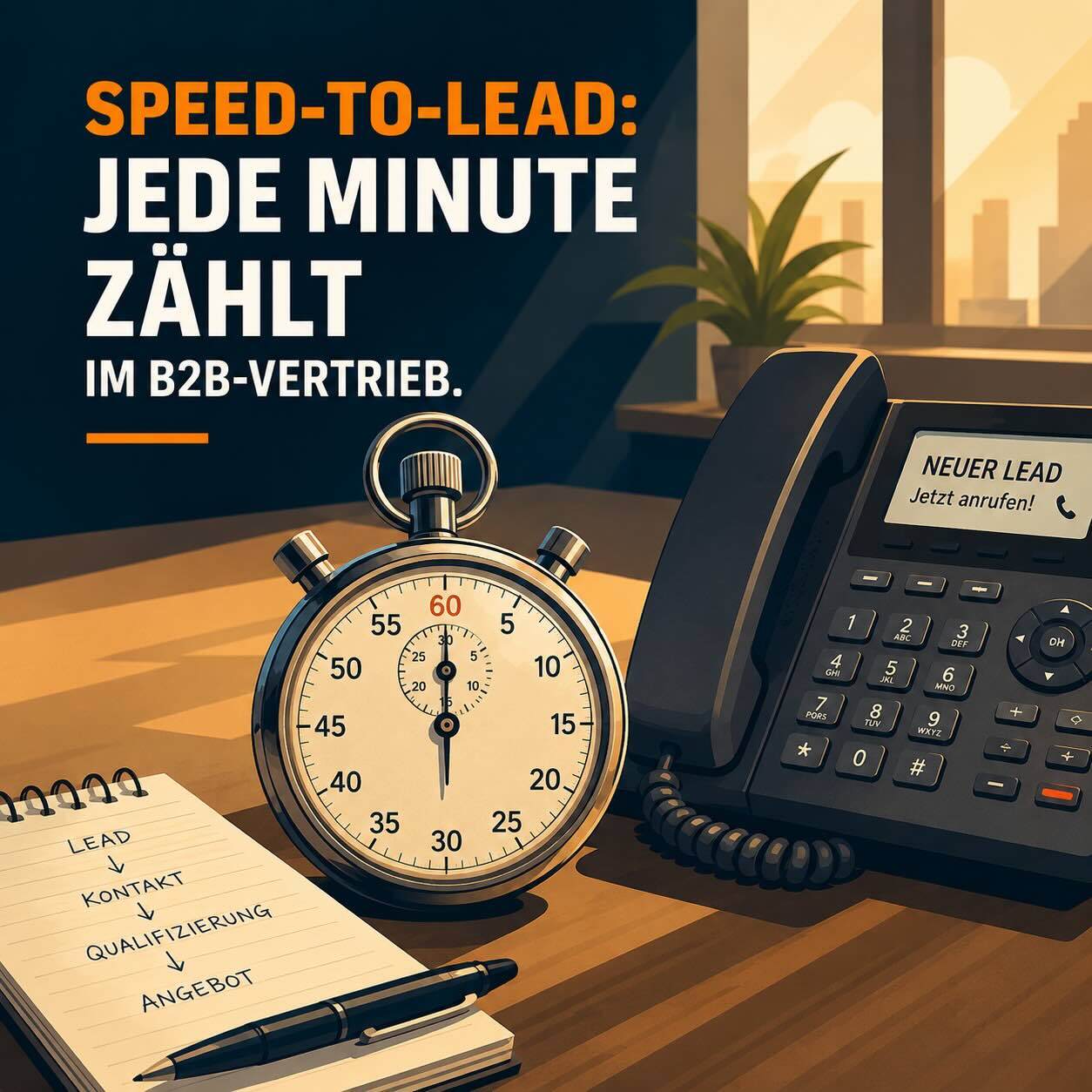 Speed-to-Lead: Wer zu spät anruft, verliert den Deal